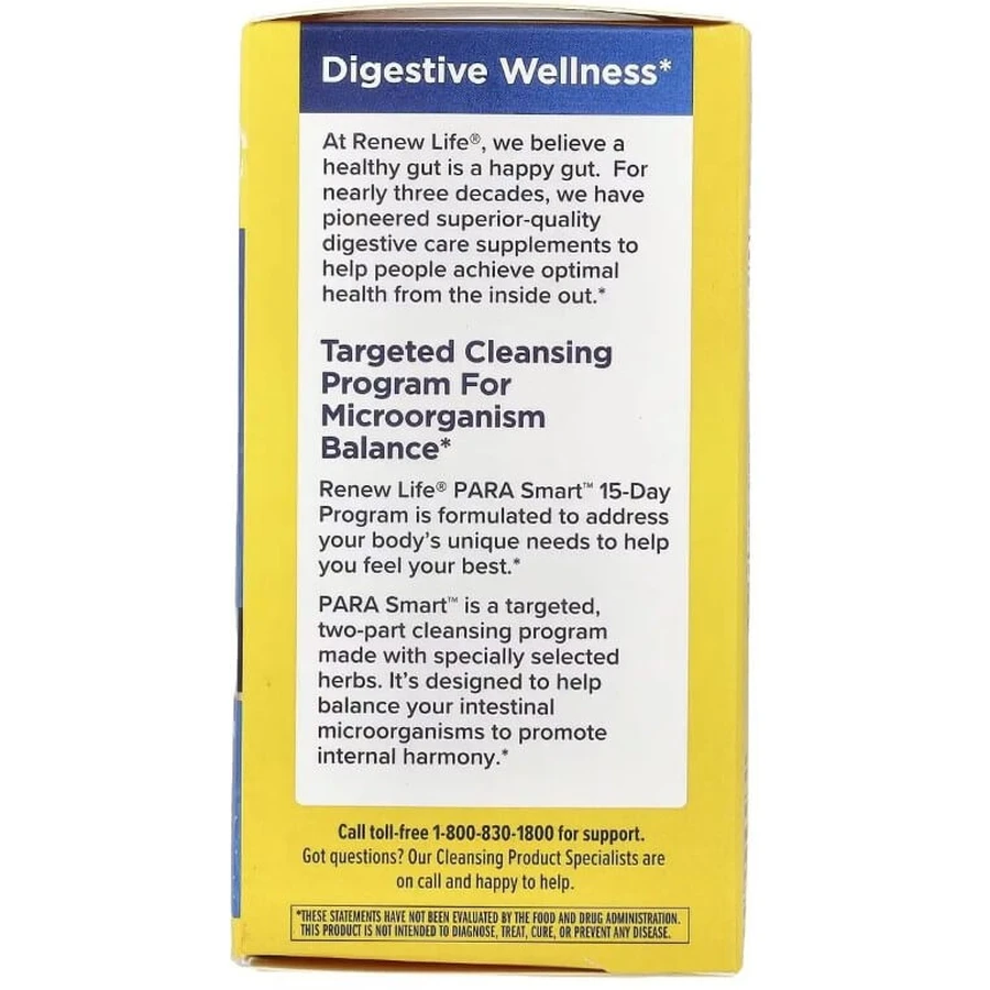 Очищающая формула, 15-дневная программа, ParaSmart Cleansing Formula, Renew Life, 90 вегетарианских капсул и капли: цены и характеристики