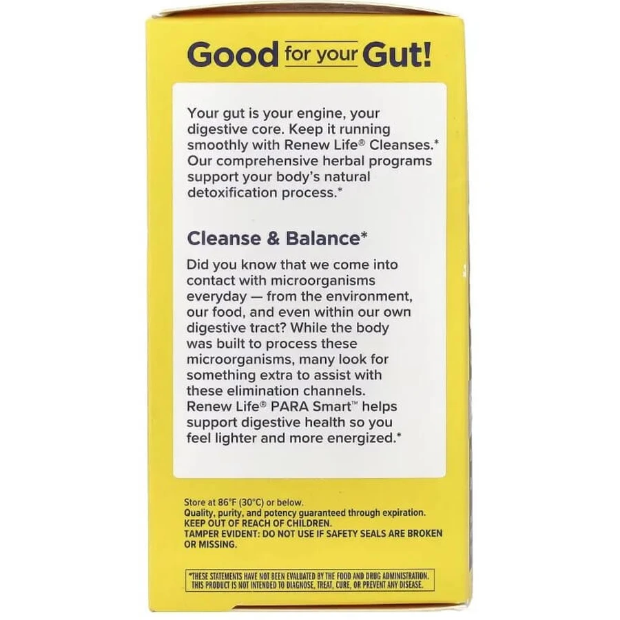 Очищающая формула, 15-дневная программа, ParaSmart Cleansing Formula, Renew Life, 90 вегетарианских капсул и капли: цены и характеристики