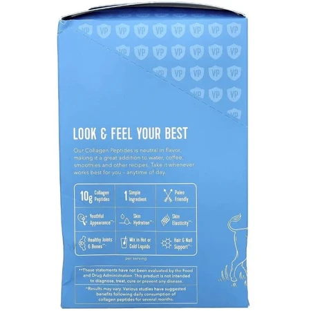 Пептиди колагену без ароматизаторів, 10 г у порції, Collagen Peptides, Vital Proteins, 20 пакетиків: ціни та характеристики
