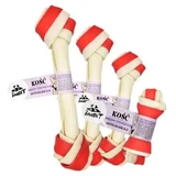 Knotted Bone Red Knotted Bone Red награда для собак из телячьей кожи, 1 шт. x 10 см, Mr.Bandit