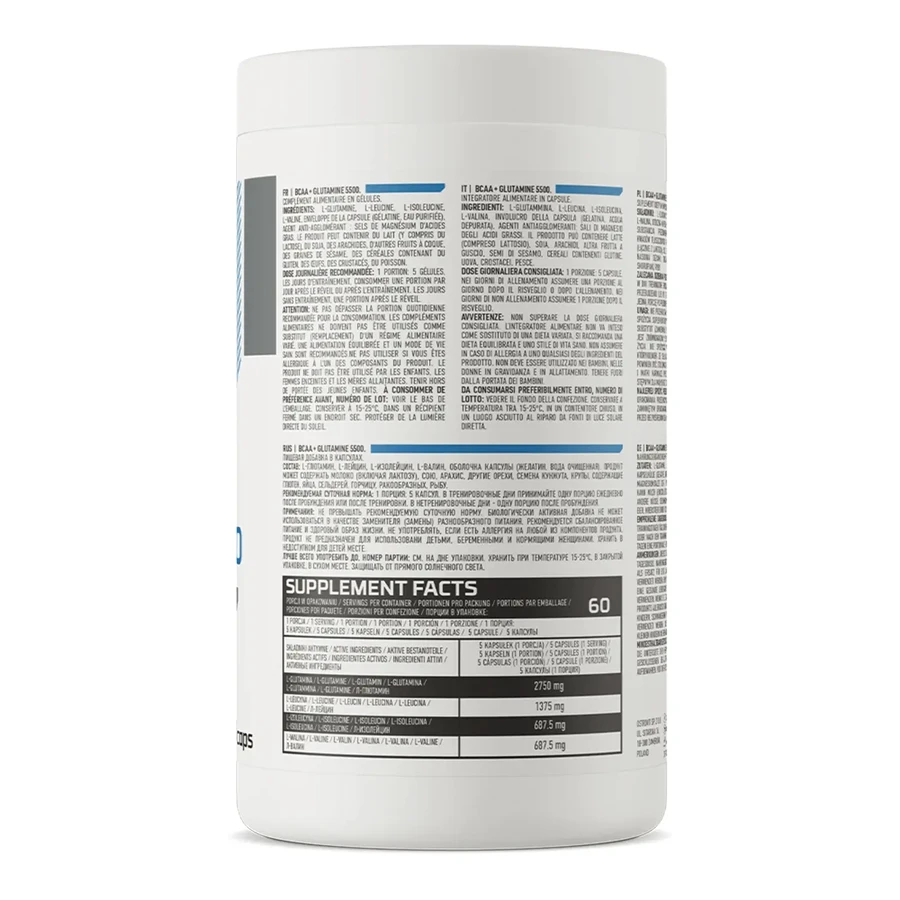 OstroVit BCAA + глютамін 5500, 300 капсул: ціни та характеристики