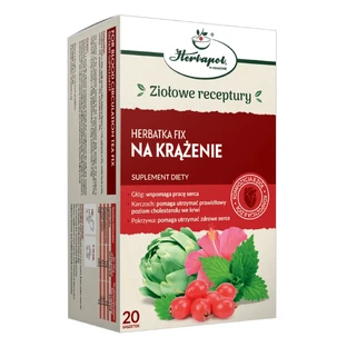 Herbapol Na Krążenie, чайный фикс, 2 г x 20 пакетиков