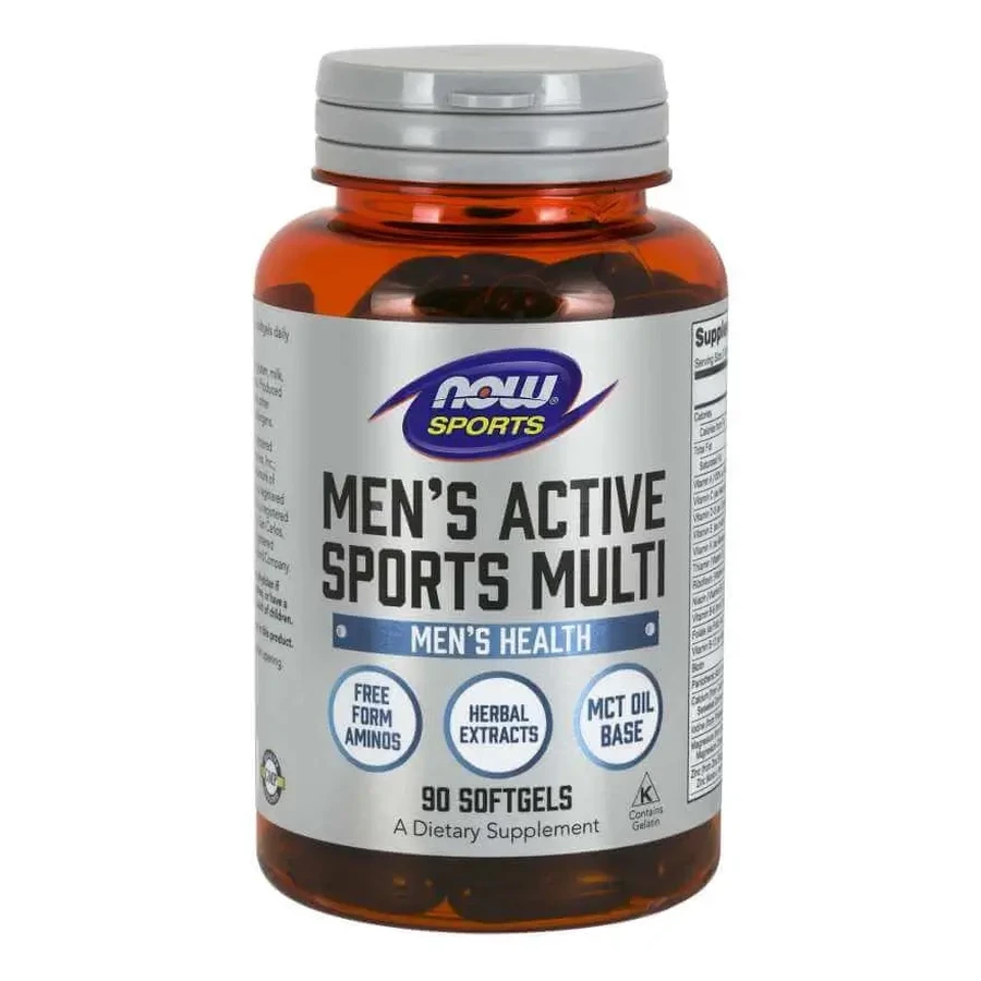 NOW Foods Men's Active Sports Multivitamin для мужчин 90 капсул: цены и характеристики