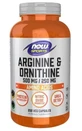 Аргінін та орнітин 500/250 мг, 250 капсул NOW Foods