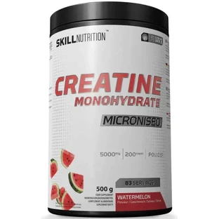 Микронизированный моногидрат креатина со вкусом арбуза - 500 г - Skill Nutrition