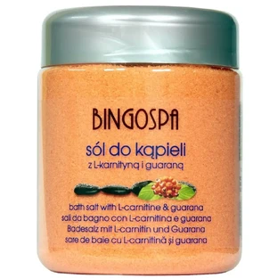 Сіль для ванн BingoSpa з L-карнітином та гуараною, 580 г