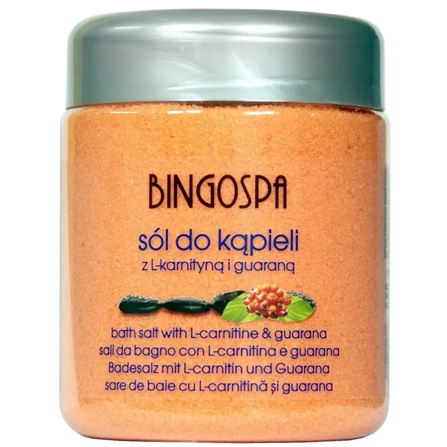 Сіль для ванн BingoSpa з L-карнітином та гуараною, 580 г: ціни та характеристики