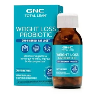Пробиотик для контроля веса Weight Loss Probiotic Total Lean, 30 капсул, GNC, GNC