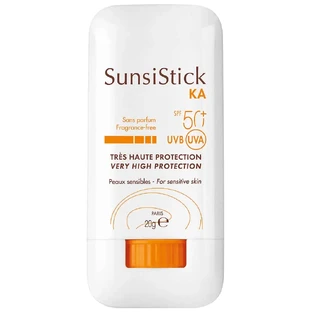 Avene SunStick KA, защитный стик для лица и тела, SPF 50+, 20 г + термальная вода для лица и тела, 50 мл gratis
