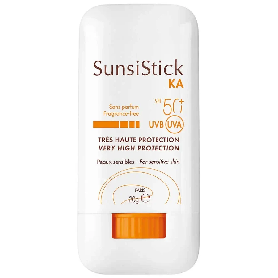 Avene SunStick KA, защитный стик для лица и тела, SPF 50+, 20 г + термальная вода для лица и тела, 50 мл gratis: цены и характеристики