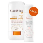 Avene SunStick KA, защитный стик для лица и тела, SPF 50+, 20 г + термальная вода для лица и тела, 50 мл gratis: цены и характеристики