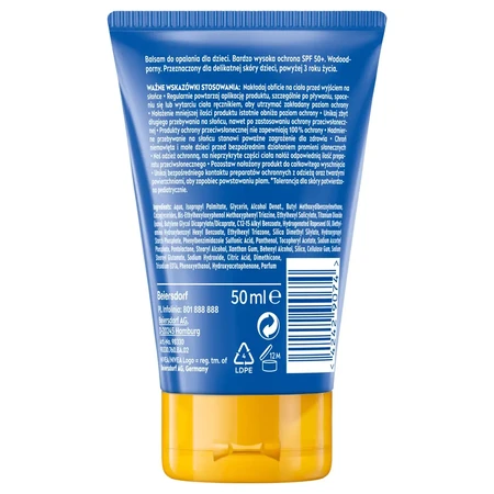 Nivea Sun Kids Protect & Care 5в1, сонцезахисний лосьйон для дітей, SPF 50+, 50 мл + гра Доббл безкоштовно: ціни та характеристики