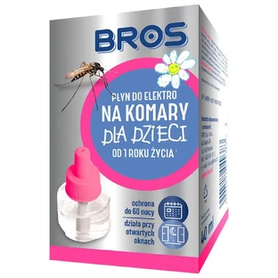 Bros, электрический отпугиватель комаров для детей от 1 года, 60 ночей