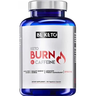 Keto Burn з кофеїном - жироспалювач - 180 капсул BeKeto