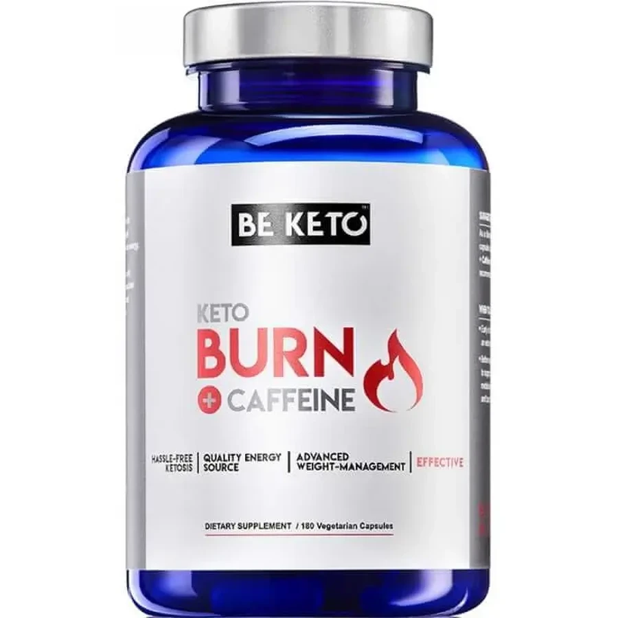 Keto Burn з кофеїном - жироспалювач - 180 капсул BeKeto: ціни та характеристики