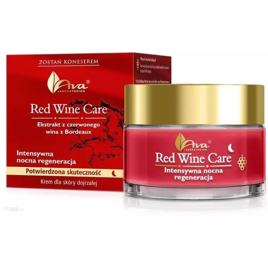 Ava Laboratorium Red Wine Care Регенеруючий нічний крем для зрілої шкіри, 50 мл: ціни та характеристики