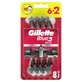 Одноразовая мужская бритва Gillette Blue3 Plus Nitro, 8 шт.