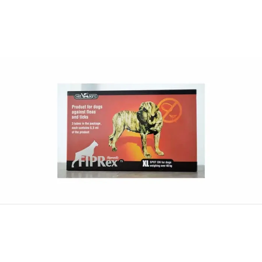 Fiprex 75 XL для собак 40-60 кг - 3 антипаразитарные пипетки: цены и характеристики
