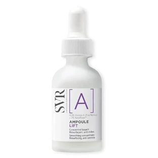 Набор SVR Ampoule A, лифтинг-сыворотка с ретинолом, 30 мл + Sun Secure Blur, мусс для загара, без отдушек, SPF 50+, 15 мл в подарок