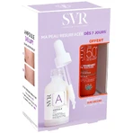 Набор SVR Ampoule A, лифтинг-сыворотка с ретинолом, 30 мл + Sun Secure Blur, мусс для загара, без отдушек, SPF 50+, 15 мл в подарок: цены и характеристики