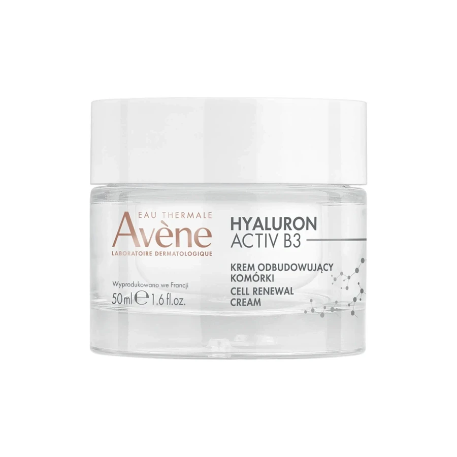 Денний набір Avene Hyaluron Activ B3, крем для відновлення клітин, 50 мл + крем для шкіри навколо очей з потрійною коригуючою дією, 15 мл РОЗБИТА УПАКОВКА: ціни та характеристики