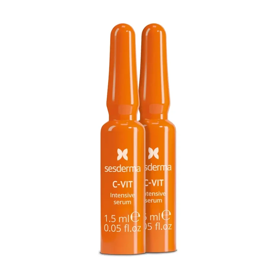 Набір Sesderma C-Vit 5, ліпосомальна сироватка для обличчя, 30 мл + сироватка для обличчя, 1,5 мл х 10 ампул: ціни та характеристики