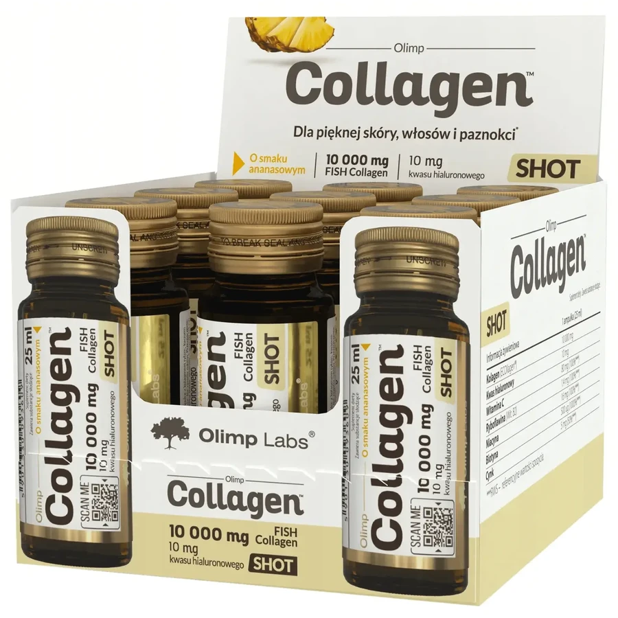 Olimp Collagen Shot set, со вкусом ананаса, 18 x 25 мл: цены и характеристики