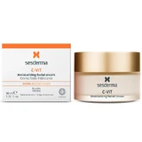 Набор Sesderma C-Vit, увлажняющий крем для лица, 50 мл + средство для снятия макияжа с лица, для усталой и тусклой кожи, 200 мл