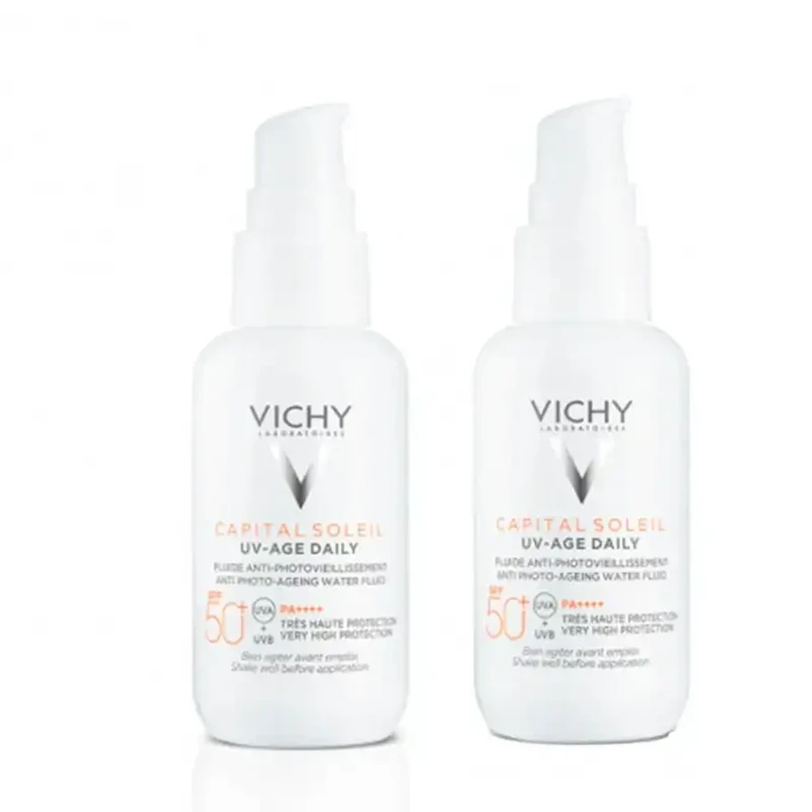 Vichy Capital Soleil Uv-Age-Daily SPF 50 2 x 40 мл: цены и характеристики