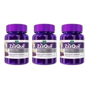 ZzzQuil Natura Forte Melatonin, упаковка 3x30 жевательных резинок