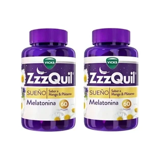 ZzzQuil Mango, Banana and Valerian Pack 2x60 жевательных резинок