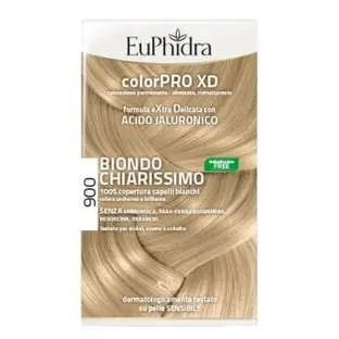 Euphidra colorpro xd 900 ультра-светлый блондин гель для окрашивания во флаконе + активатор + кондиционер + перчатки