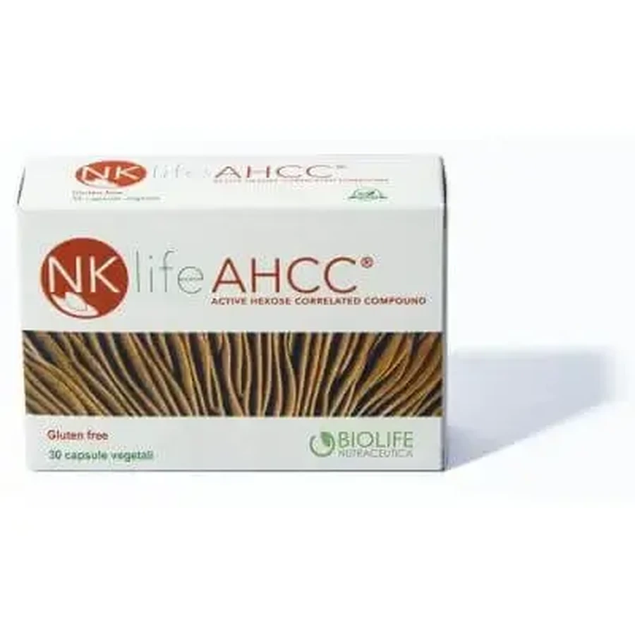 Nklife ahcc 30 капсул: ціни та характеристики