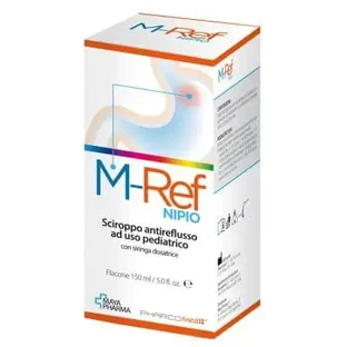 M-ref nipio антирефлюксный сироп для педиатрического применения 150 мл с дозирующим шприцем