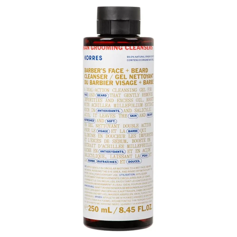 Korres Athenian Grooming Shave для лица и бороды 250 мл: цены и характеристики