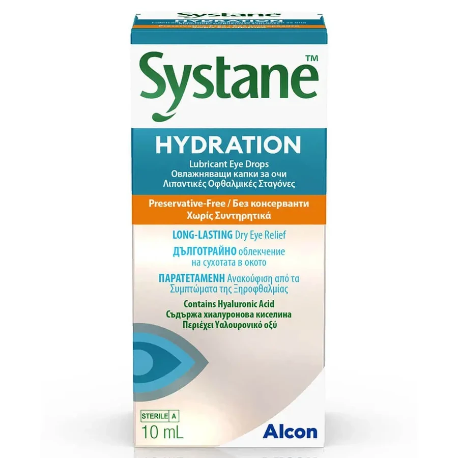 Alcon Systane Moisturising Увлажняющие глазные капли без консервантов 10 мл: цены и характеристики