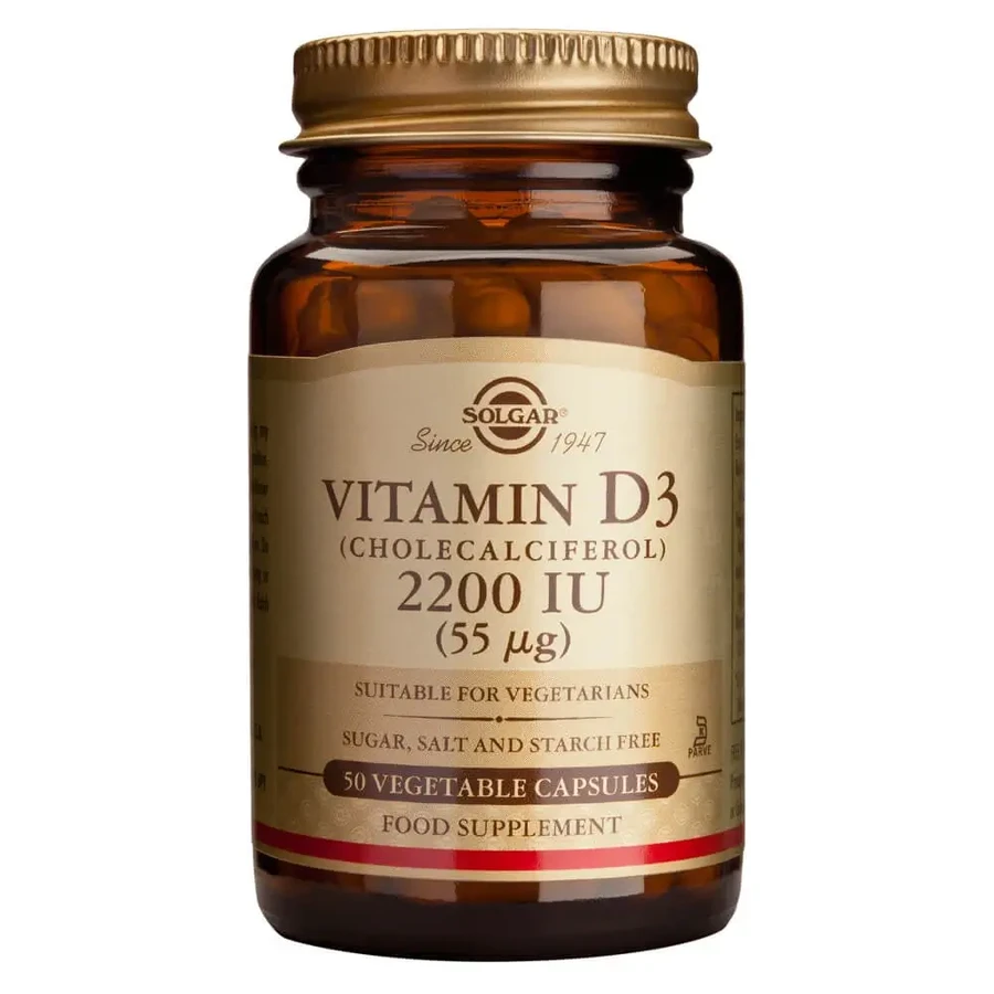 Solgar Vitamin D3 2200 МО 50 капс.: ціни та характеристики