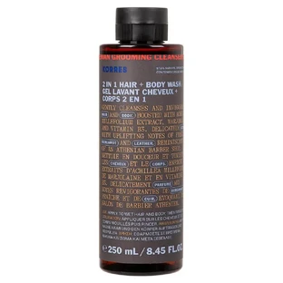 Korres Athenian Grooming 2 в 1 Мытье волос и тела для мужчин 250 мл