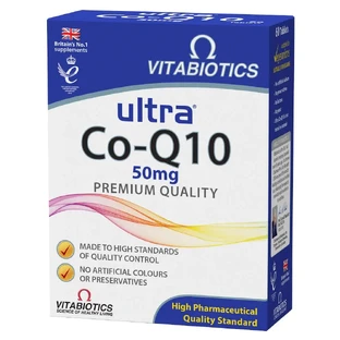 Vitabiotics Ultra Co-Q10 50mg 60tablets