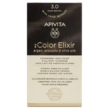 Еліксир для перманентної фарби для волосся Apivita My Colour Еліксир N3.0 Темно-коричневий