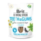BRIT Dental Stick Teeth & Gums Mushroom and Sage, XS-XL, функциональный поощрительный мешочек для собак, чувствительность зубов, 120 г.