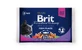 BRIT Premium Multipack Fish Plate, 2 вкуса, смешанная упаковка, саше влажного корма для кошек, (в соусе), 100 г х 4