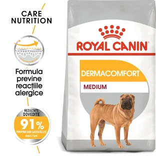 ROYAL CANIN Medium Dermacomfort, сухий корм для собак, профілактика подразнення шкіри, 3кг
