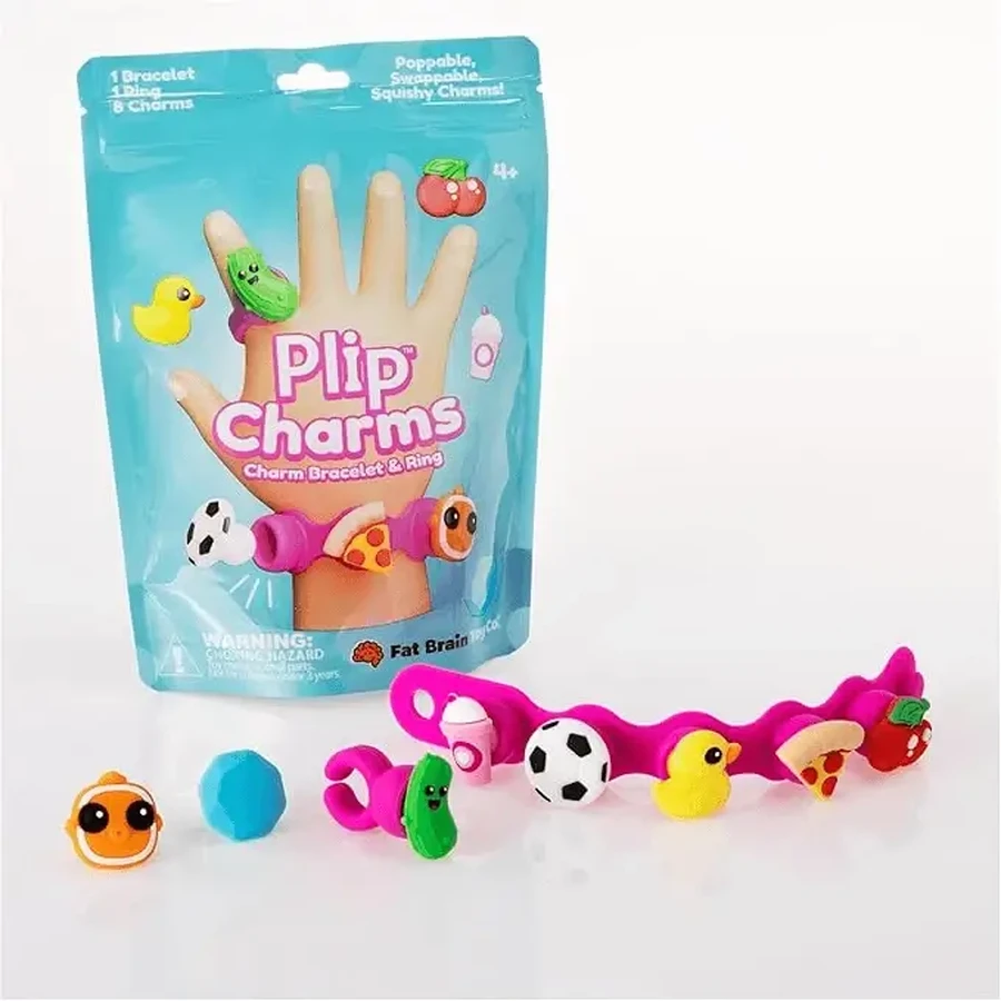 Набір браслетів і каблучок Plip Charms pop-it Plip Charms, бірюзовий: ціни та характеристики