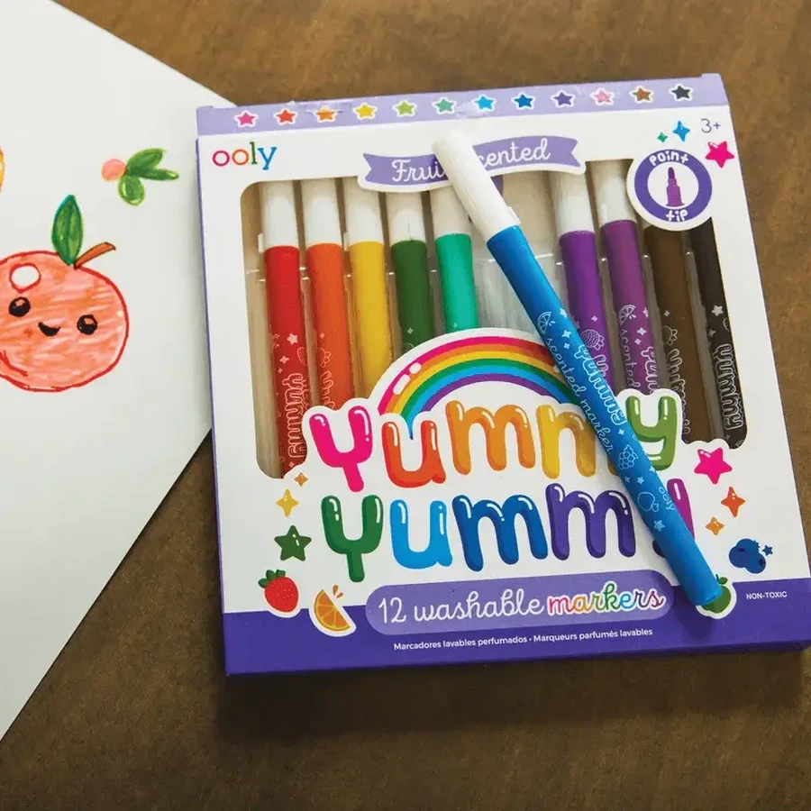 Парфумовані олівці Yummy Yummy, що змиваються - набір з 12 шт.: ціни та характеристики