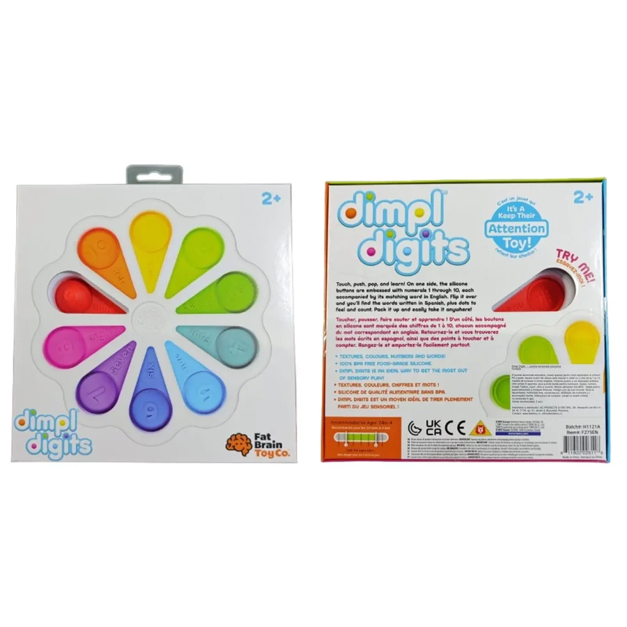 Dimpl Digits - сенсорна іграшка з силіконовими бульбашками: ціни та характеристики