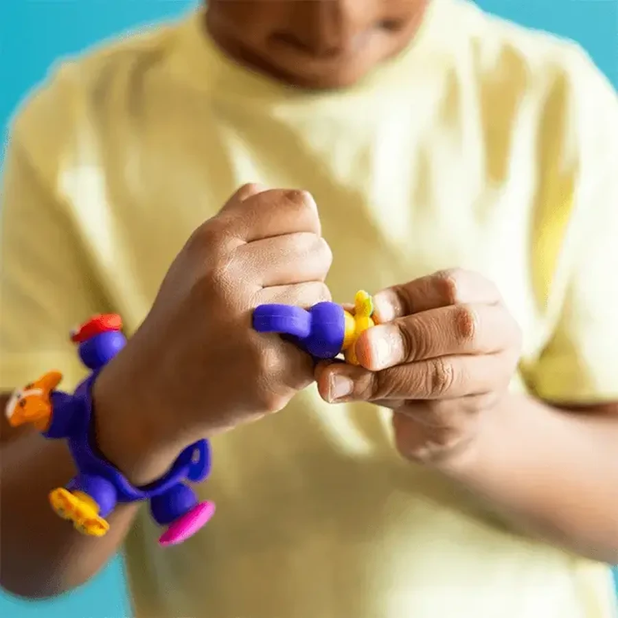 Набір браслетів і каблучок Plip Charms pop-it Plip Charms, рожевий: ціни та характеристики