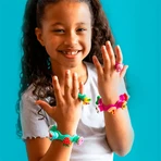 Набір браслетів і каблучок Plip Charms pop-it Plip Charms, рожевий: ціни та характеристики