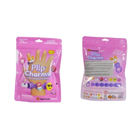 Набір браслетів і каблучок Plip Charms pop-it Plip Charms, рожевий: ціни та характеристики