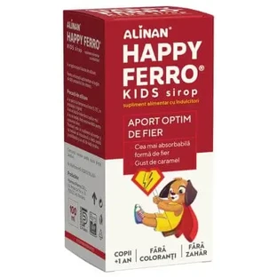 Сироп без сахара для детей Alinan Happy Ferro, 100 мл, Fiterman